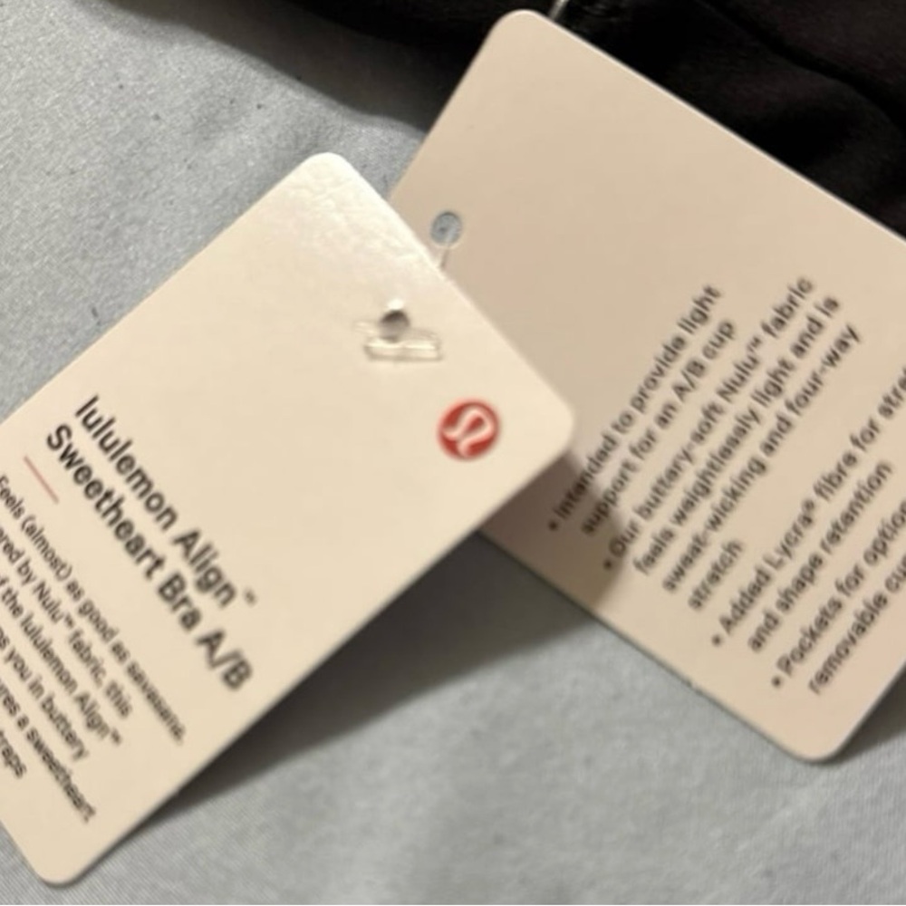 Lululemon NWT Align Sweetheart Bra size 8 - Picture 3 of 4